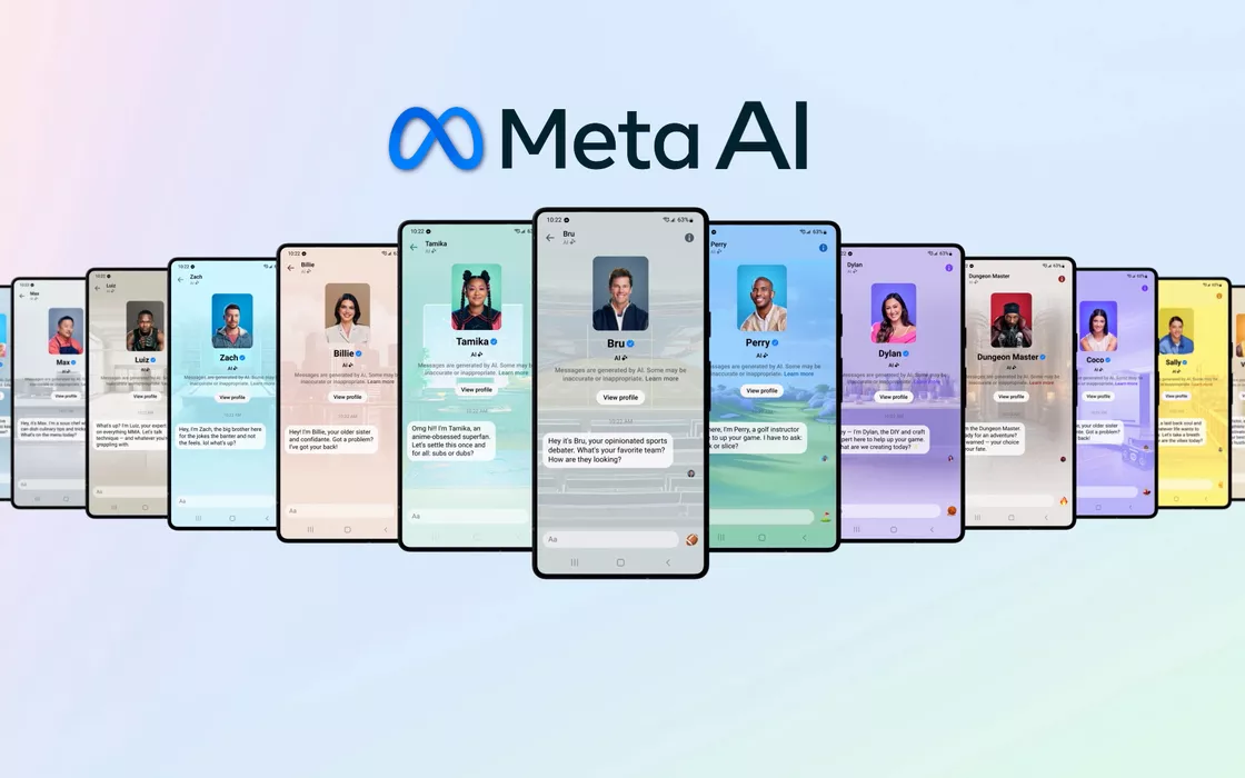 Meta presenta una marea di novità legate all'AI, tra cui il nuovo chatbot