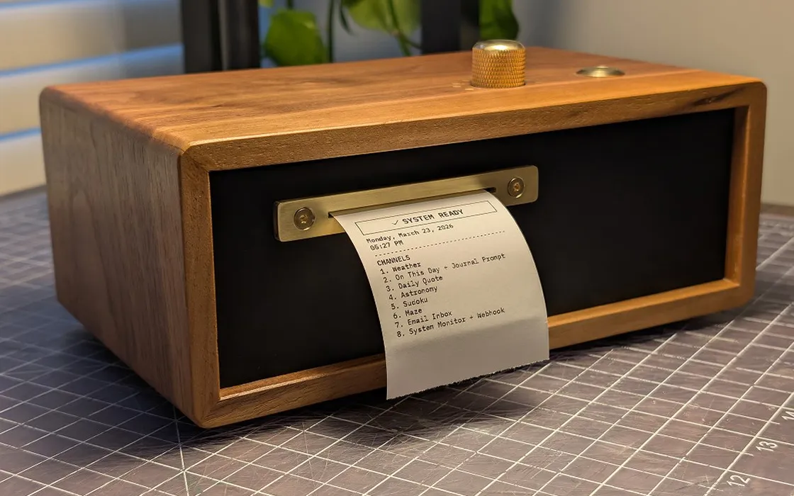 PC-1, Stampante termica open source locale: niente cloud né abbonamenti