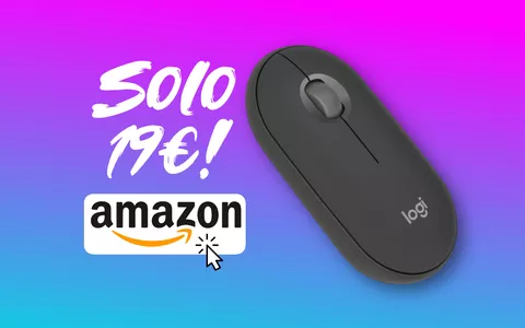 Mouse Logitech pratico, compatto e silenzioso al 57% DI SCONTO: PREZZACCIO  su