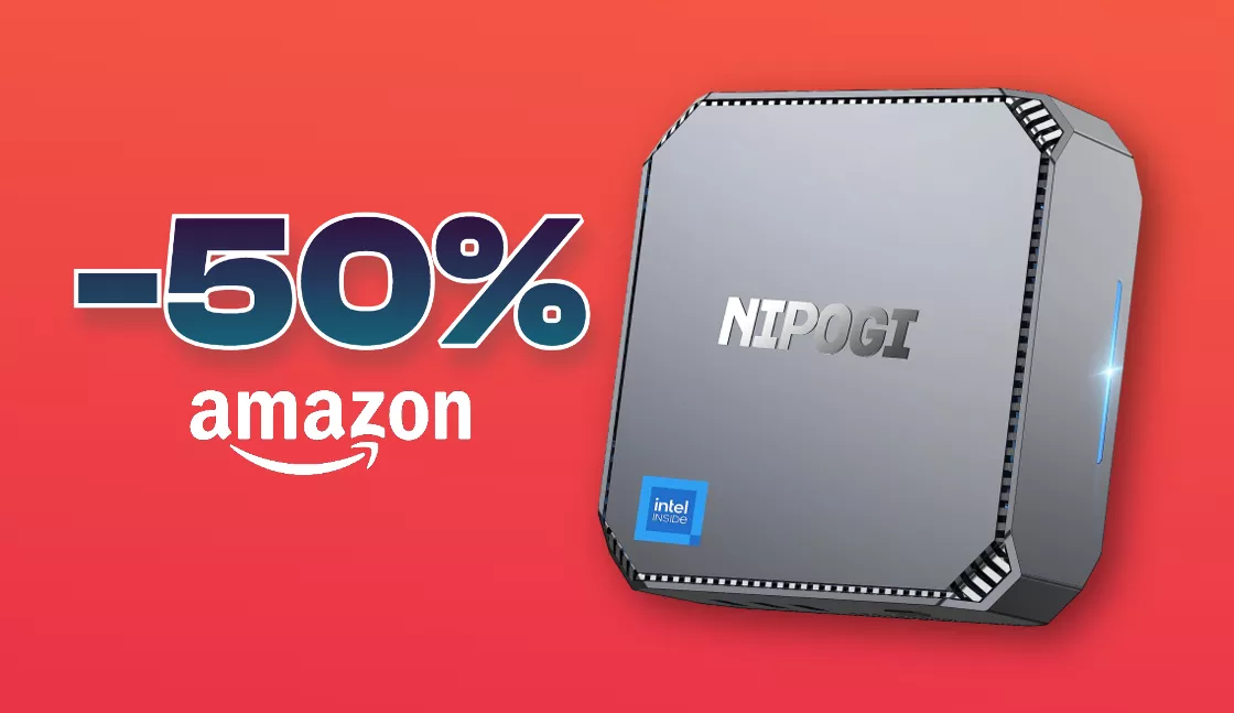 Mini PC Windows 11 Pro con 16GB di RAM al 50% su Amazon con coupon
