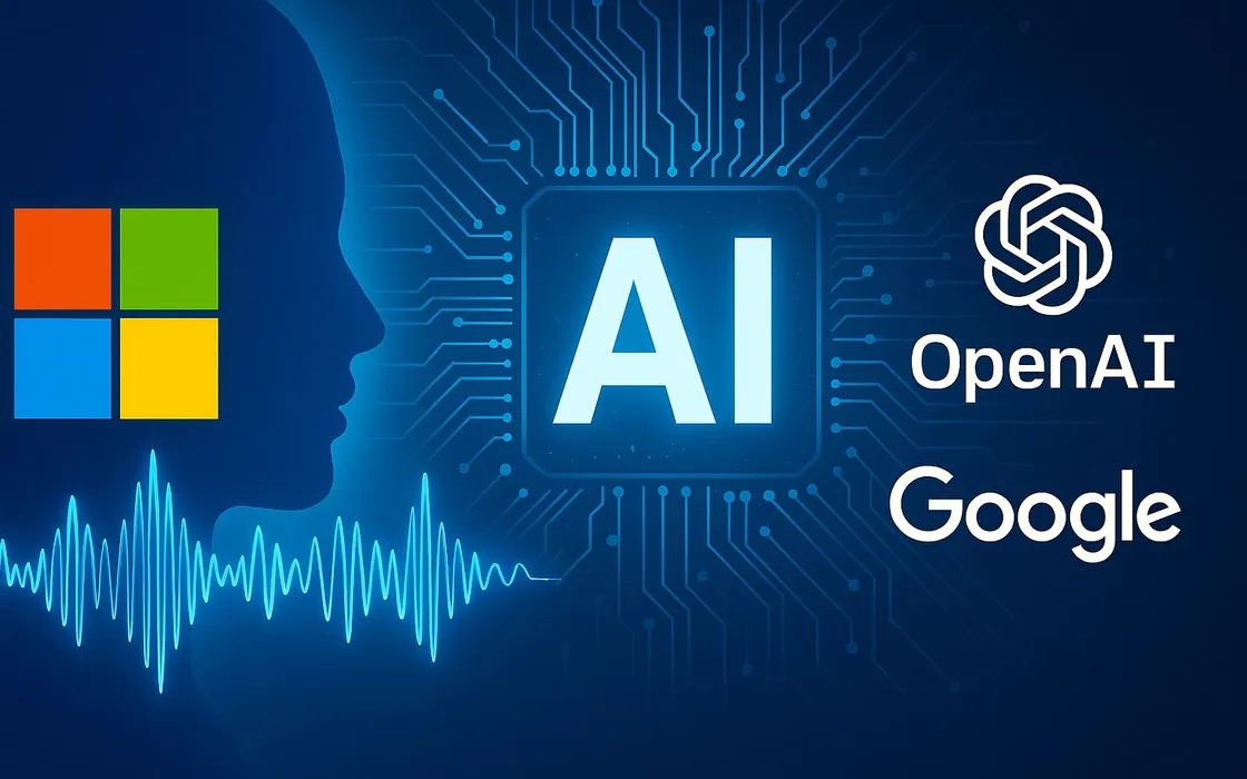 Microsoft lancia i suoi modelli AI: MAI-Voice-1 e MAI-1-preview, la sfida diretta a OpenAI e Google ha inizio