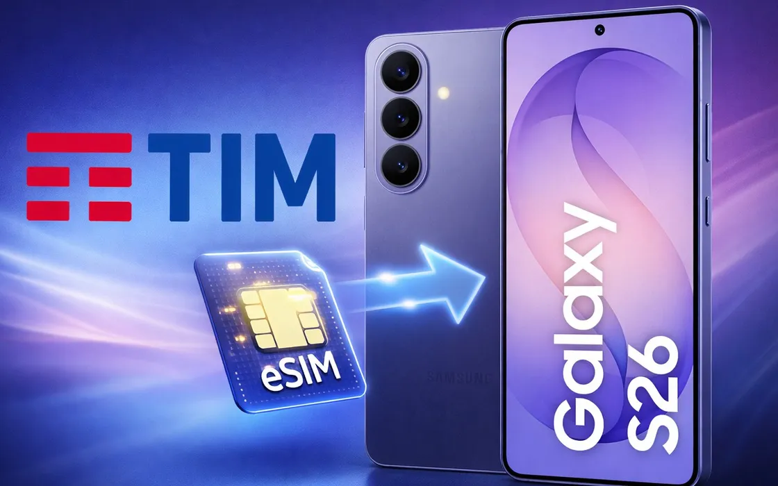 Svolta TIM sulle eSIM: ora si trasferiscono con un clic su Galaxy S26. È la prima volta in Italia