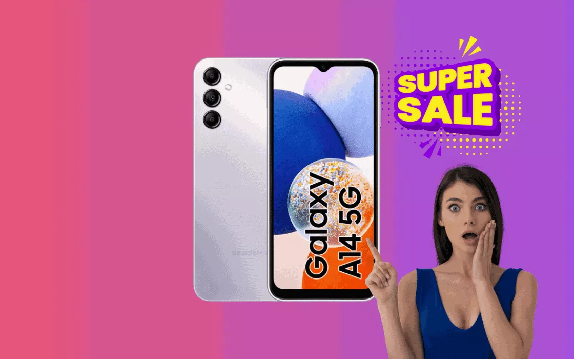 FURBATA del giorno: Samsung Galaxy A14 ad un prezzo che così basso non si era mai visto