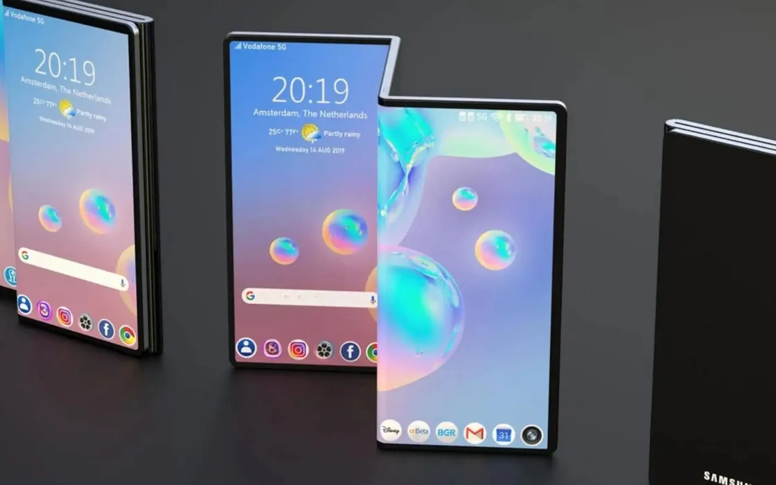 Samsung: il primo tri-fold avrà lo stesso display di Galaxy Z Fold 7