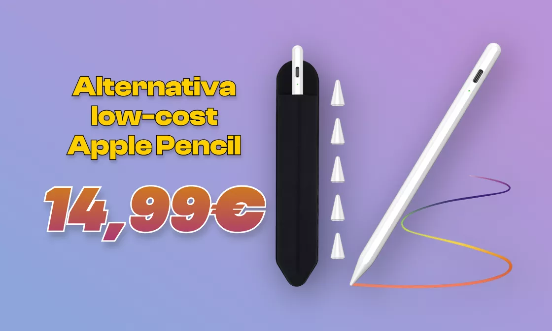 Apple Pencil: su Amazon l'alternativa super low-cost da 14,99€