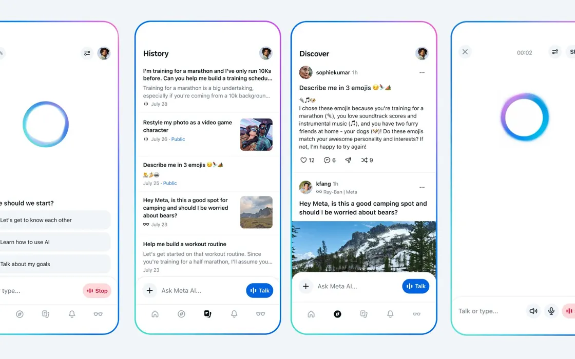 Meta lancia l'app Meta AI per sfidare ChatGPT e Gemini AI
