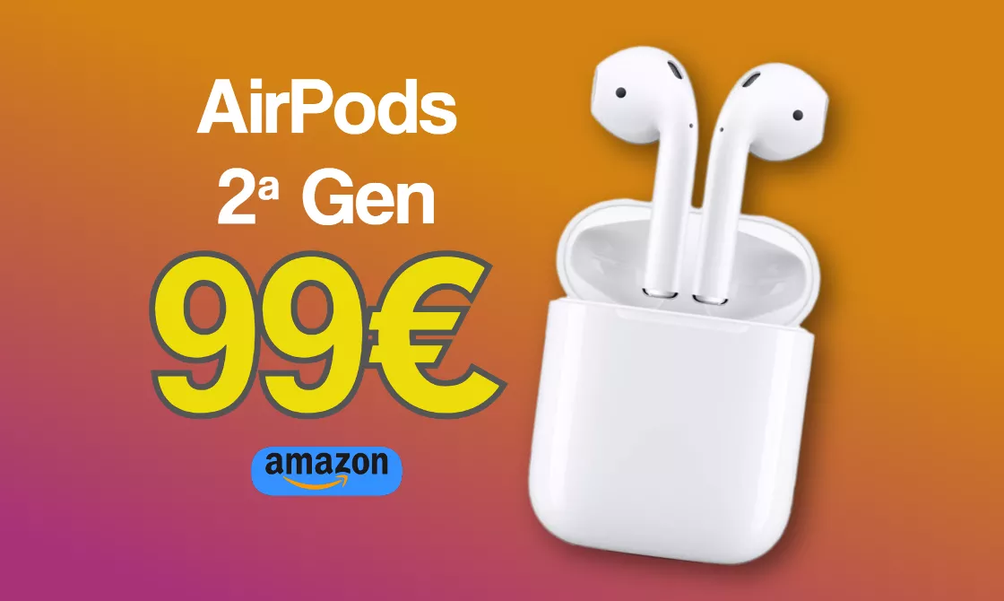 AirPods 2ª Gen a MENO DI 100€ su Amazon: musica per le tue orecchie!