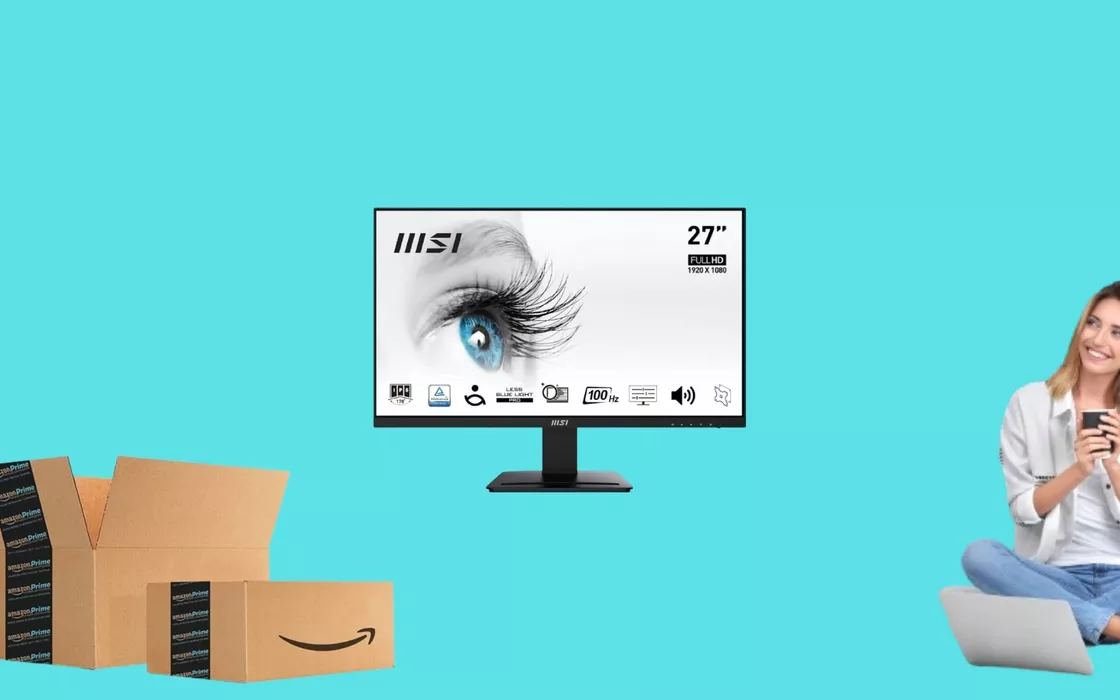 Prime Day 2024: il monitor da acquistare adesso è l'MSI Pro da 27 pollici