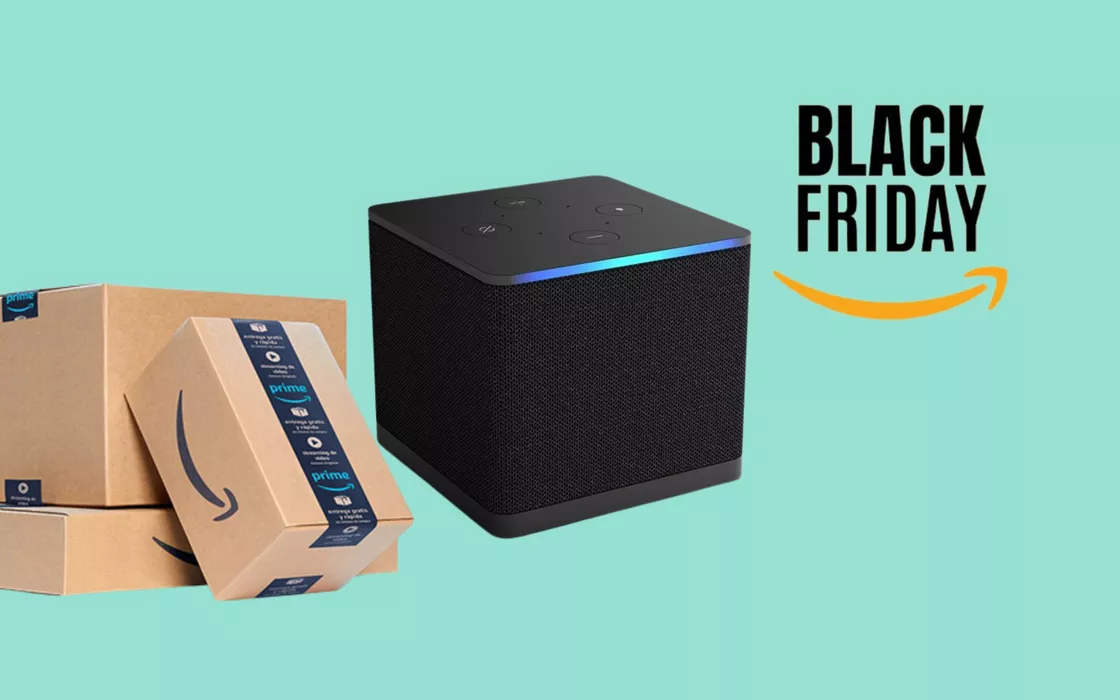 Amazon Fire TV Cube, sconto clamoroso del 31% al Black Friday