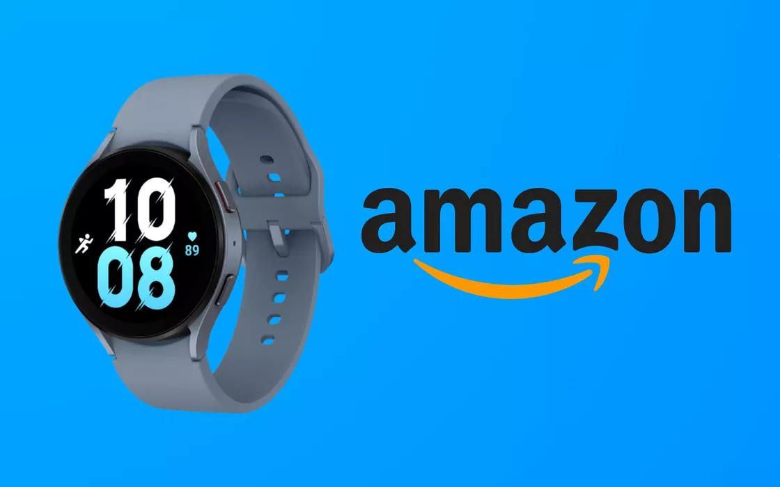 Samsung Galaxy Watch5 costa 100 euro in meno su Amazon