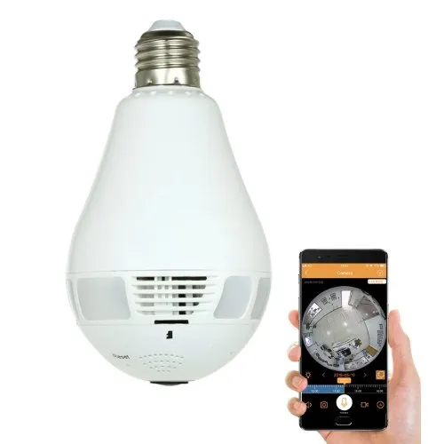 Lampada LED con telecamera integrata per la videosorveglianza