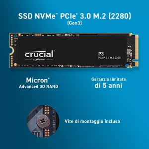 SSD Crucial P3 4TB