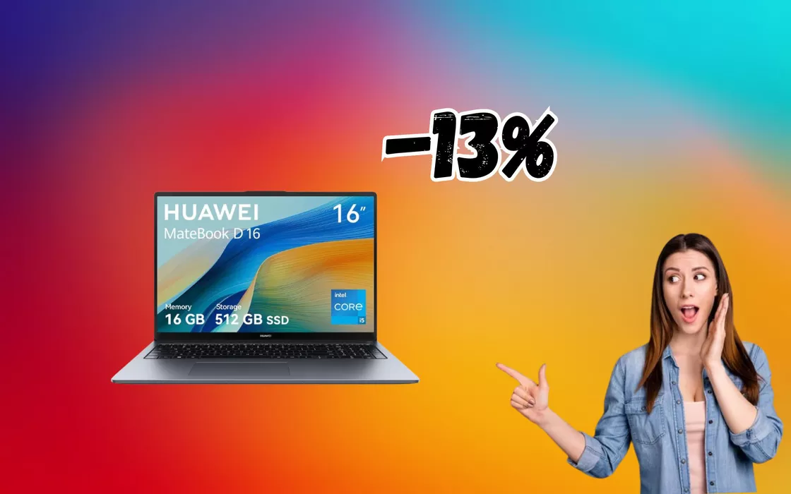 Il MateBook D di Huawei con 16 GB di RAM batte il MacBook e costa 600 € in meno