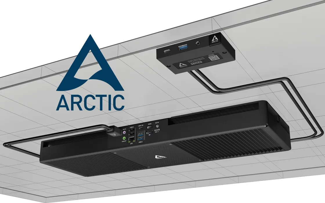 ARCTIC Senza AI 370: il potente PC senza ventole che sparisce sotto la scrivania