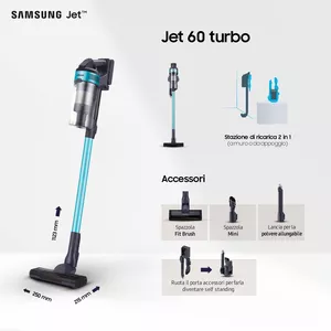 Aspirapolvere Samsung Jet 60 Turbo - Dotazione