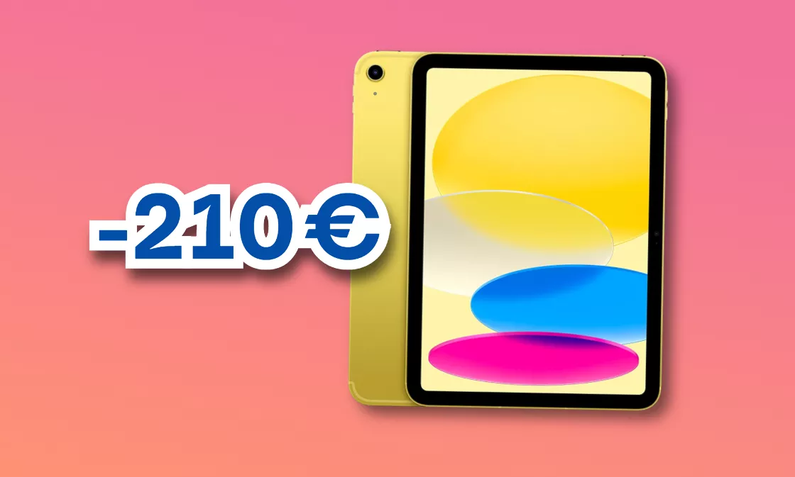 iPad 10ª Gen, il prezzo SCENDE ANCORA: ora è scontato di 210€