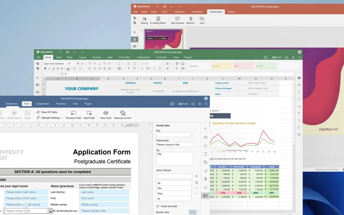 Rilasciato ONLYOFFICE Docs 8.2: editing collaborativo di PDF, interfaccia rinnovata e prestazioni al top