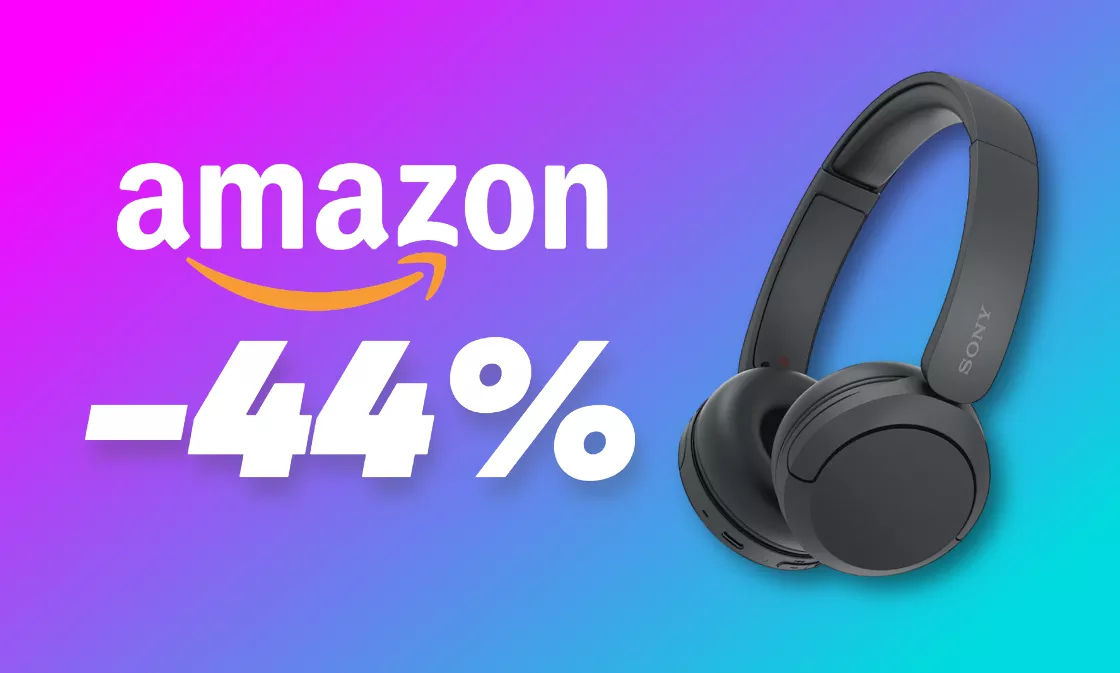 Le cuffie Bluetooth di Sony sono SCONTATE del 44% su Amazon