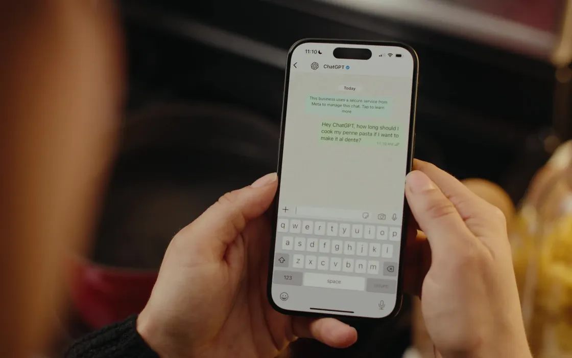 ChatGPT su WhatsApp: come dialogare con il chatbot dall'app di messaggistica