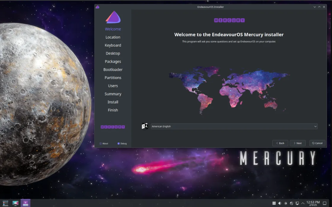 EndeavourOS Mercury include bugfix e installer migliorato