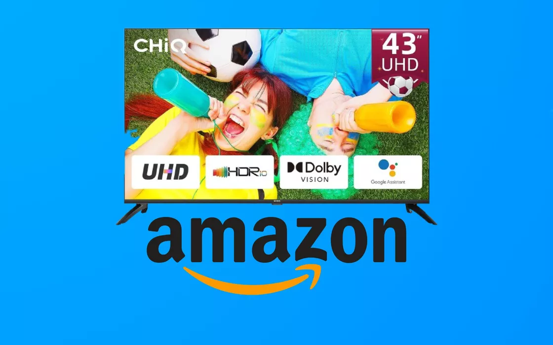 La smart TV CHiQ 4K da 43 pollici acquistata da migliaia di utenti su Amazon