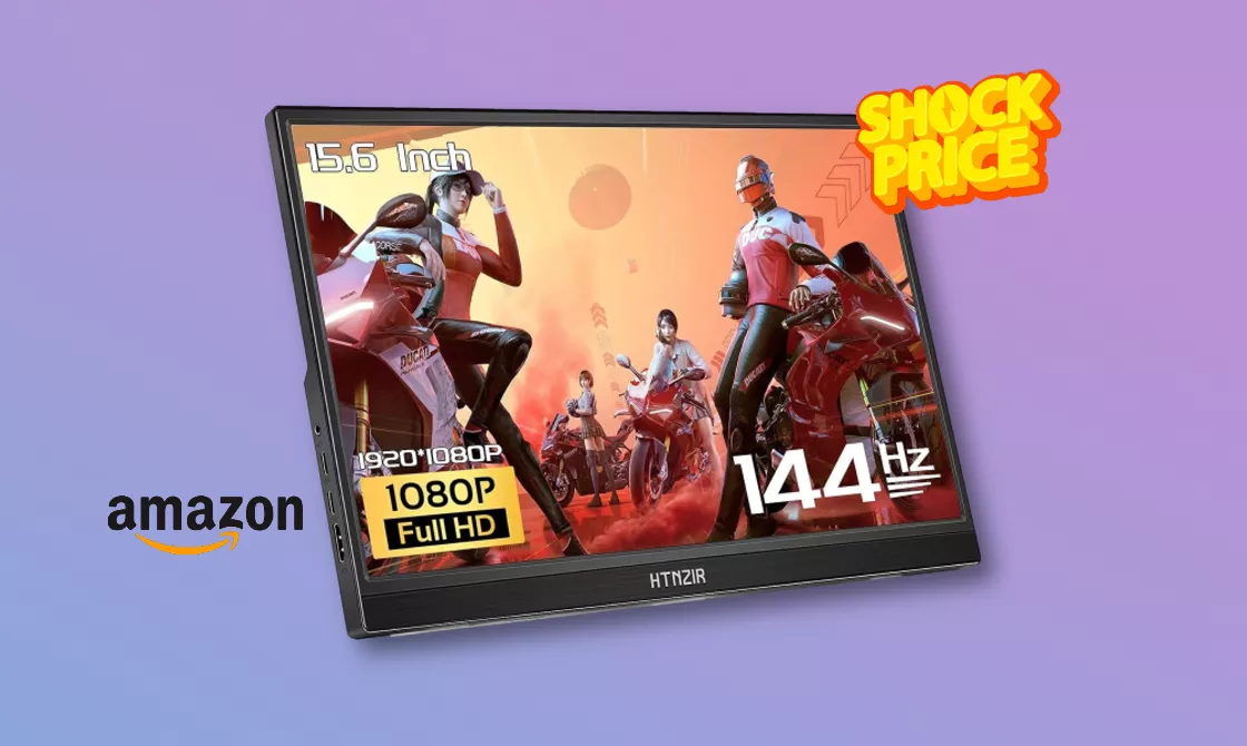 Questo monitor portatile da gaming 144Hz è PAZZESCO: solo 89,99€!