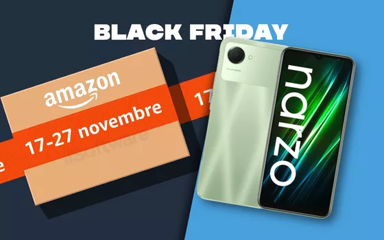 Realme Narzo 50i Prime: prezzo SHOCK grazie al Black Friday