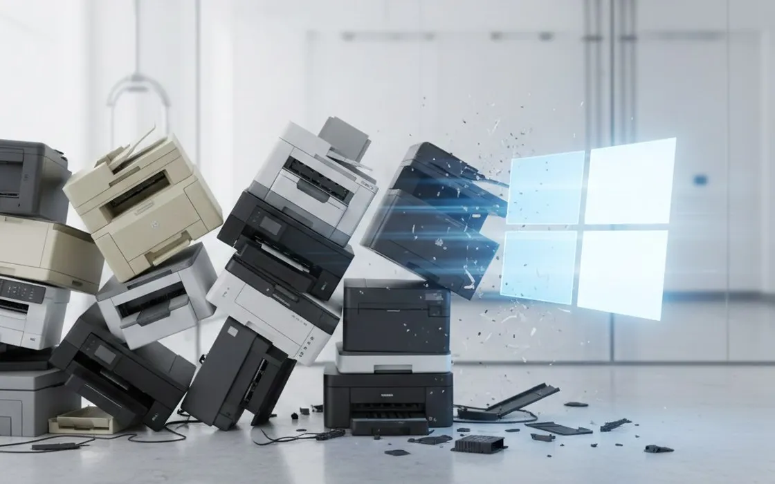 Microsoft purga i driver delle stampanti in Windows 11: è davvero così?