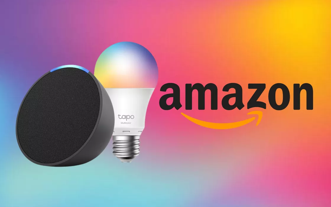Echo Pop con una lampadina in regalo, solo 30 euro su Amazon