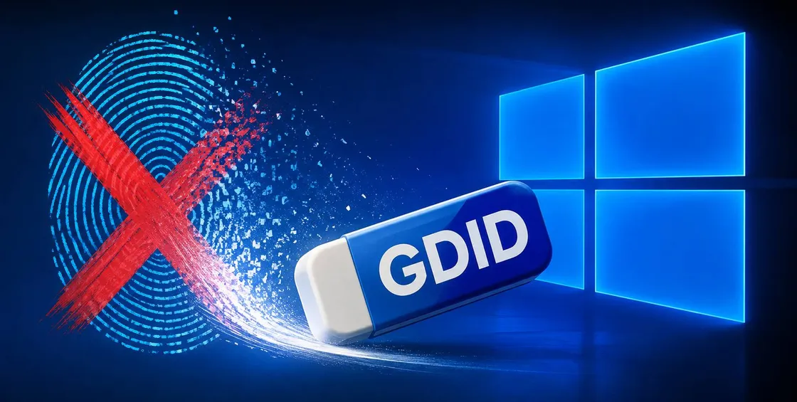 deGDID cancella l'identificativo nascosto di Windows? Abbiamo analizzato come funziona davvero