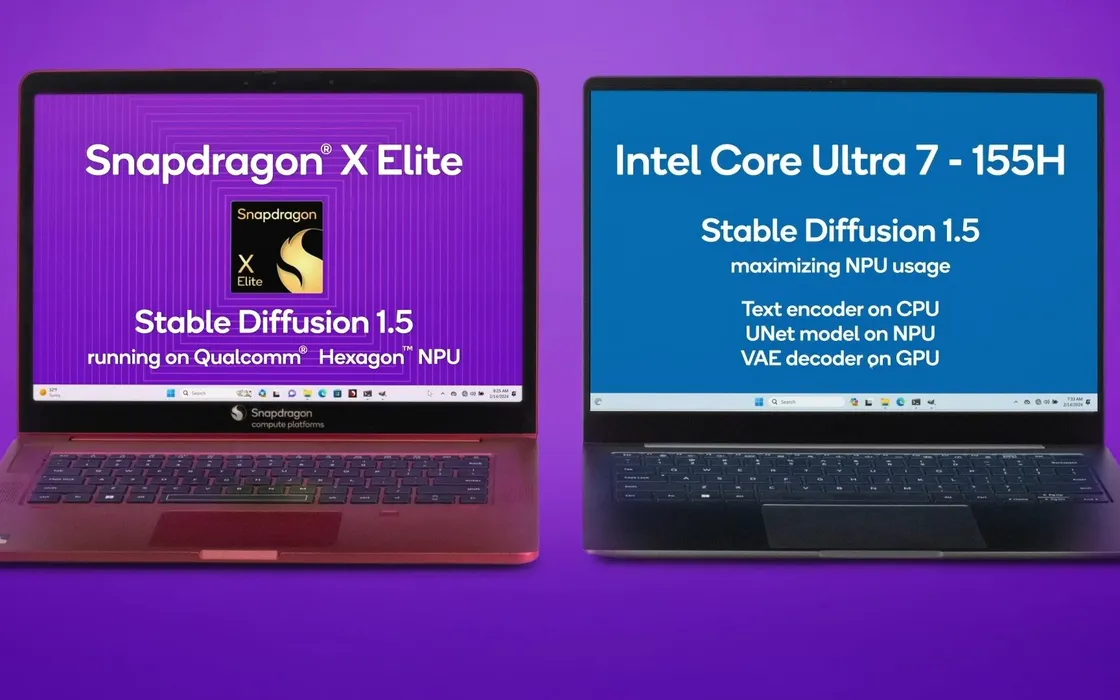 Qualcomm sfida Intel: Snapdragon X Elite ARM più veloci dei Core Ultra