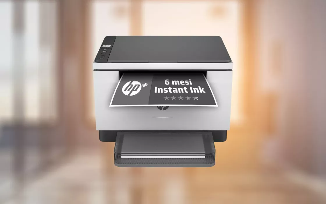 HP LaserJet: stampante multifunzione in SUPER SCONTO su Amazon (-34%)