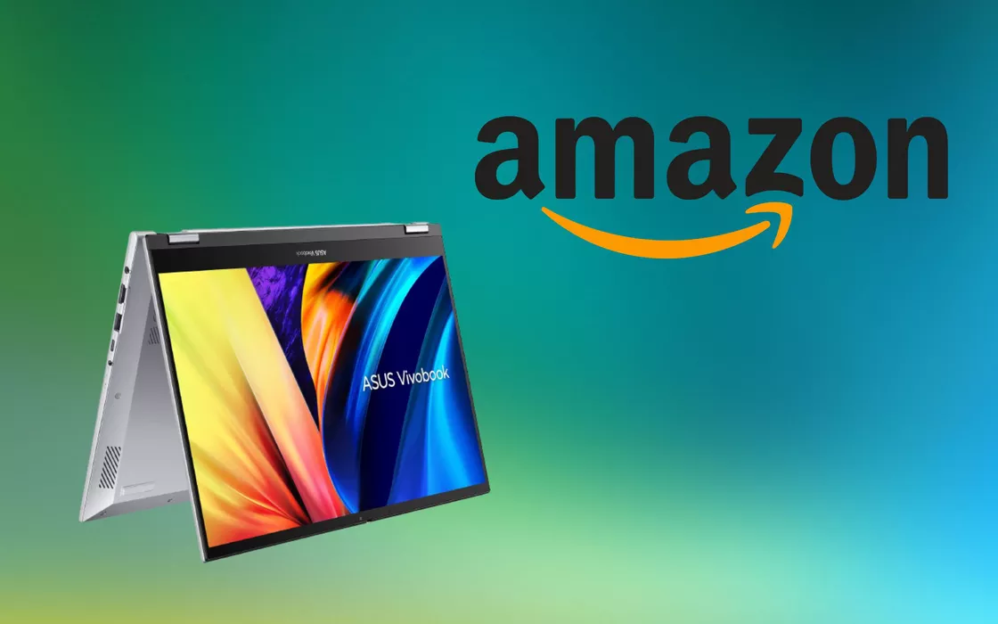 ASUS Vivobook Flip 14 touchscreen convertibile in promo su Amazon