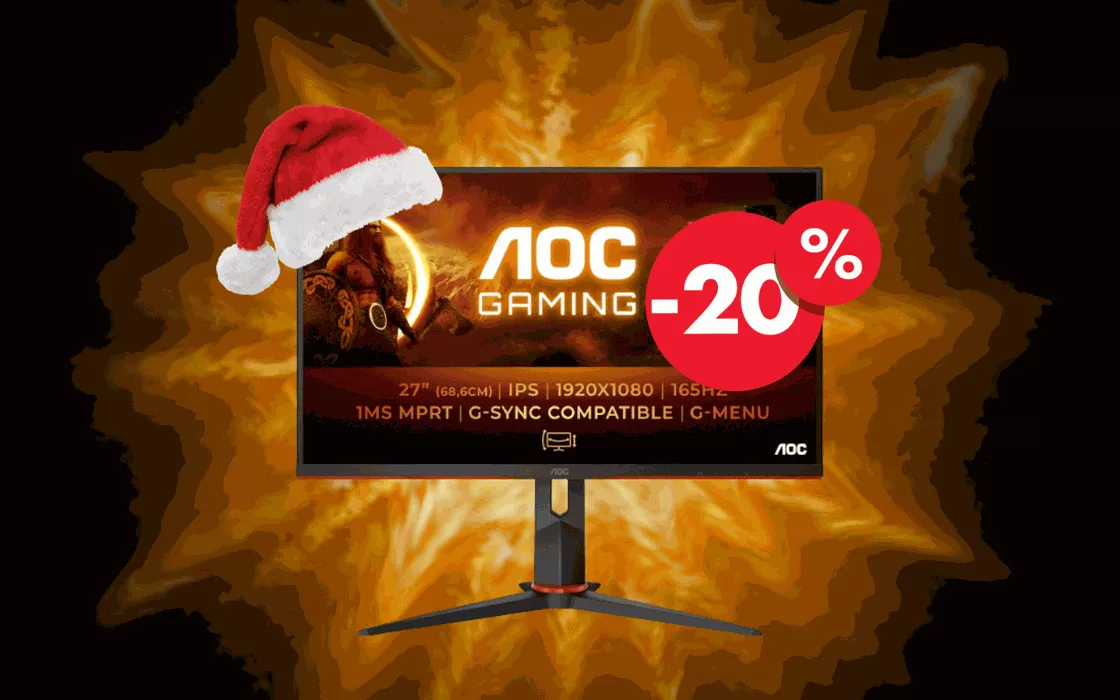 Monitor gaming, il MIGLIORE oggi al prezzo più STRACCIATO di sempre: questo Natale RISPARMI