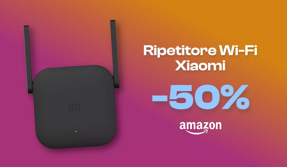 Ripetitore Wi-Fi Xiaomi al 50% su Amazon: velocità fino a 300 Mbps!
