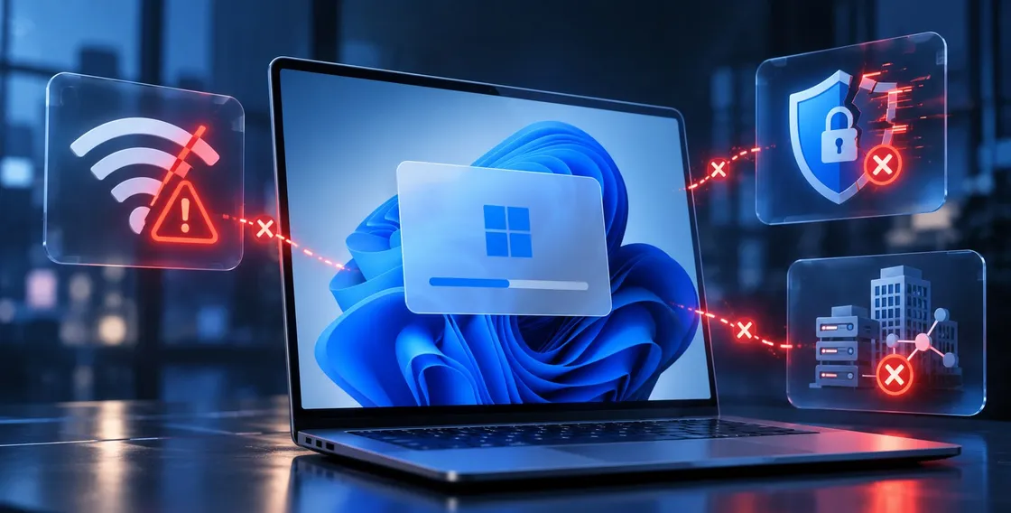 Windows 11, perché le patch di ottobre bloccano WiFi, VPN e reti aziendali