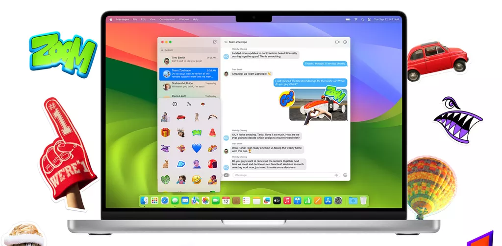 macOS Sonoma - Messaggi