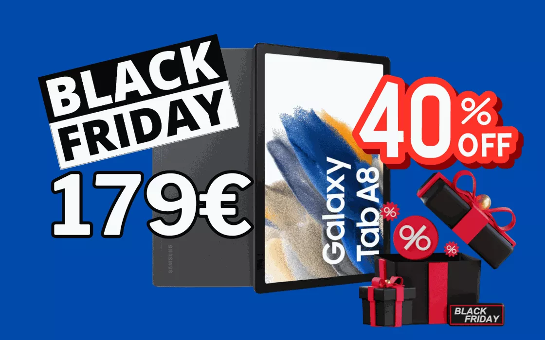 Mega BOMBA da Black Friday: Samsung Galaxy Tab, il prezzo si SGRETOLA di colpo