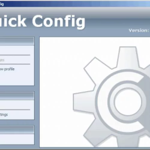 QuickConfig: modificare la configurazione del sistema con un clic