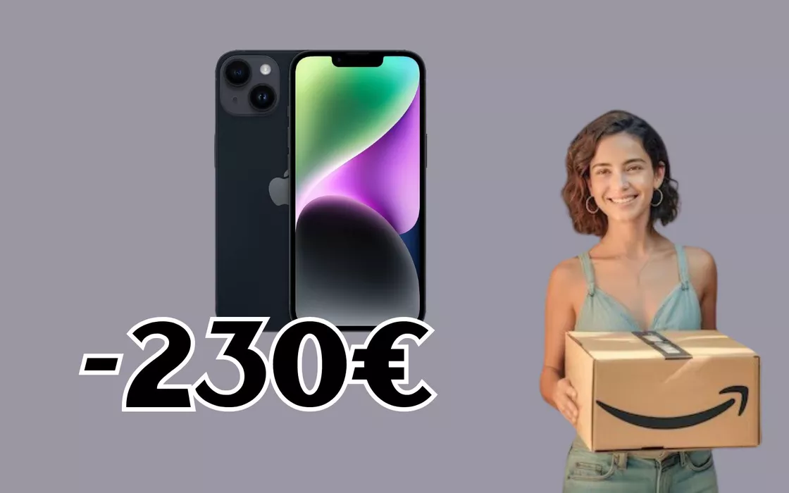 iPhone 14 con 230€ di sconto: compralo in 5 RATE su Amazon