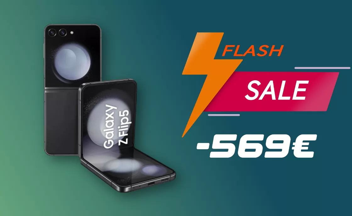 Samsung Galaxy Z Flip5: quasi 600€ di SCONTO su eBay