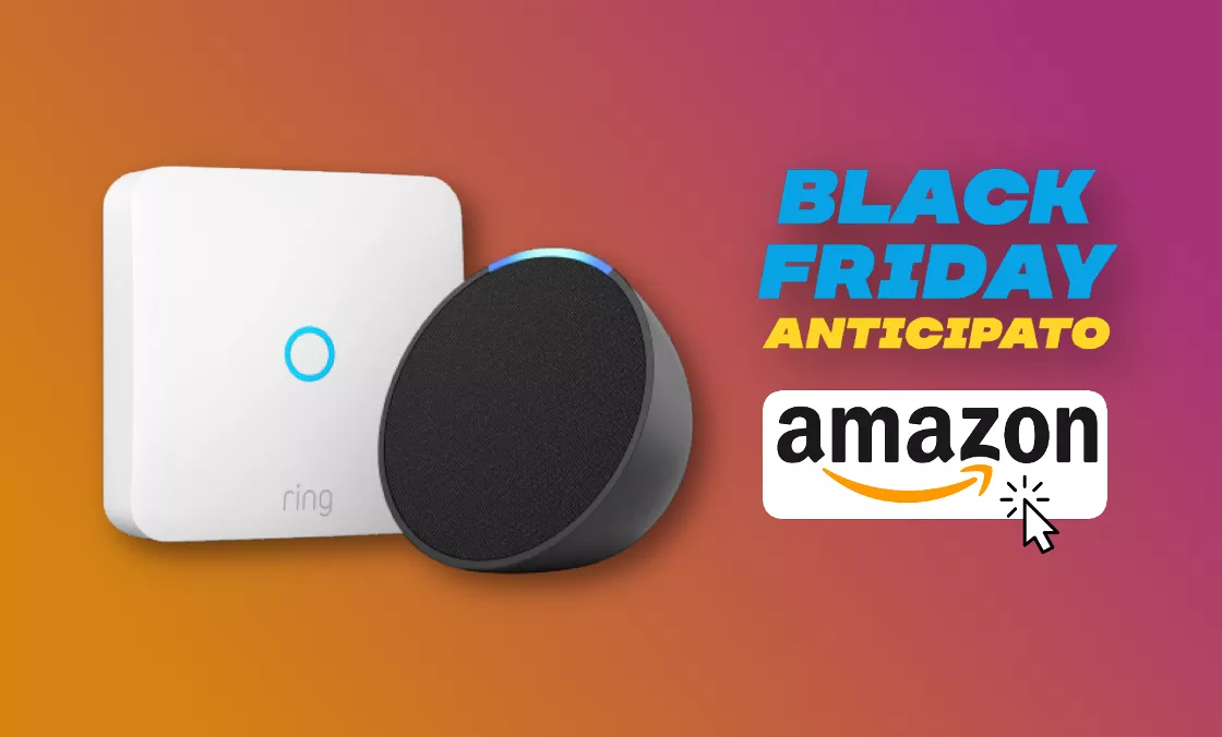 Ring Intercom con Echo Pop, Amazon anticipa il Black Friday: sconto SHOCK