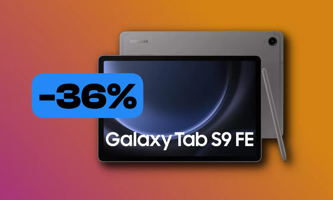 Samsung Galaxy Tab S9 FE per produttività e svago: sconto TOP 36%