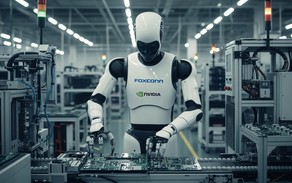L'indiscrezione: Nvidia e Foxconn stanno per usare robot umanoidi nelle fabbriche