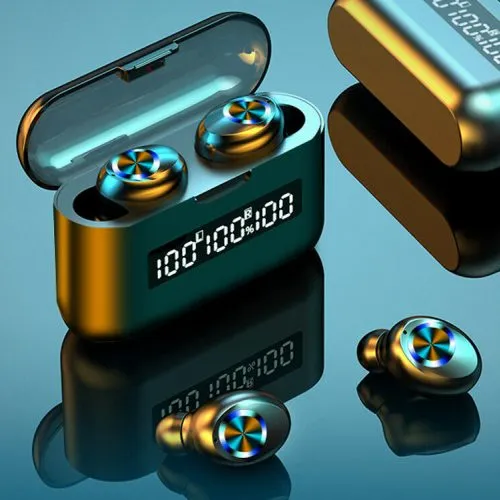 Auricolari wireless Bluetooth 5.0 TWS con microfono in offerta su eBay