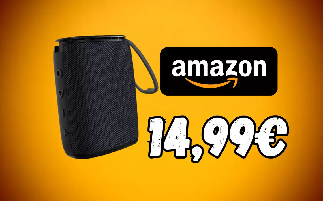 Cassa Bluetooth impermeabile a 18 euro su Amazon con coupon regalo