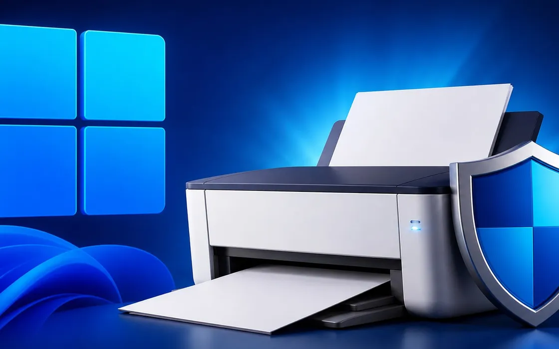 Windows 11, nuova icona con scudo nelle stampanti: cosa significa