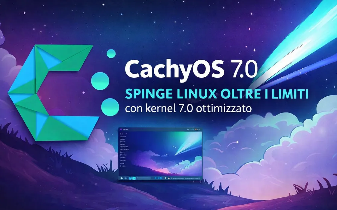 CachyOS 7.0 spinge Linux oltre i limiti con kernel 7.0 ottimizzato