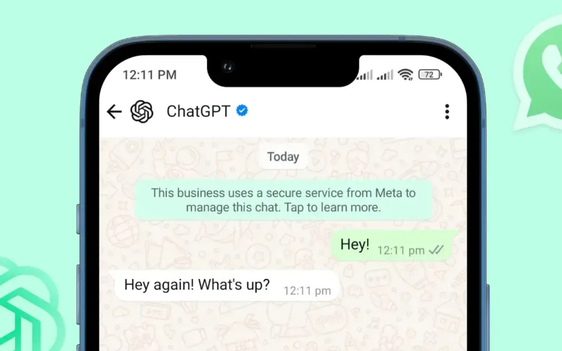 WhatsApp: ecco come avere ChatGPT a disposizione ogni giorno