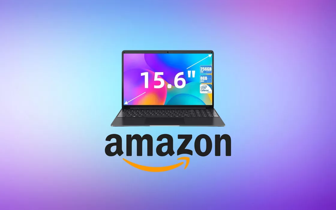 PC portatile con 8 GB di RAM ed SSD a soli 189 € su Amazon